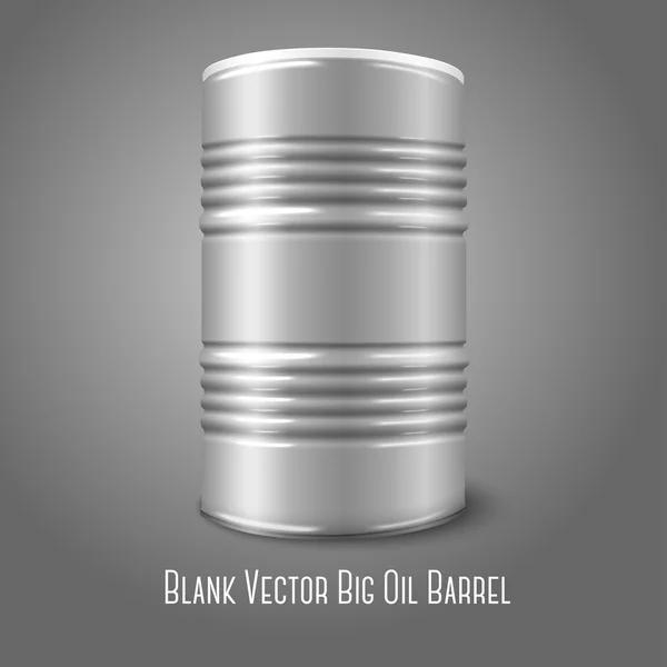 Gran barril de petróleo — Vector de stock