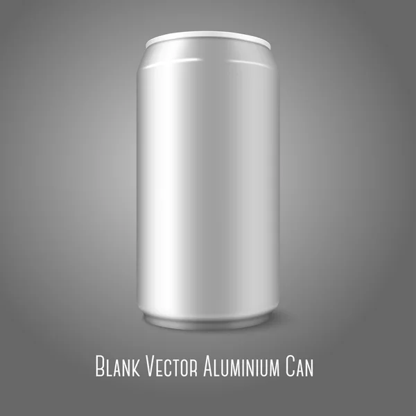 Latas de aluminio — Vector de stock