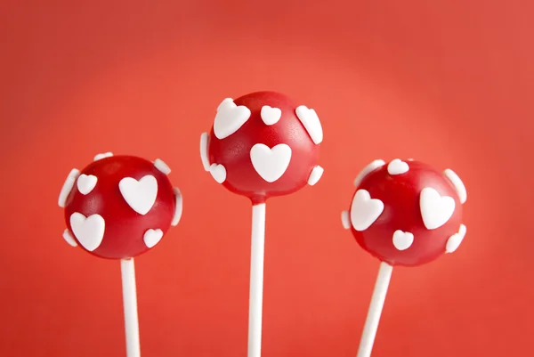 Valentine cake pops — Stock Photo, Image