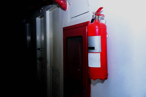 Fire extinguishers, fire alarm systems in buildings