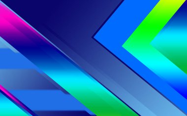 blue green pink gradient square shape abstract background and multicolor illustration for presentation