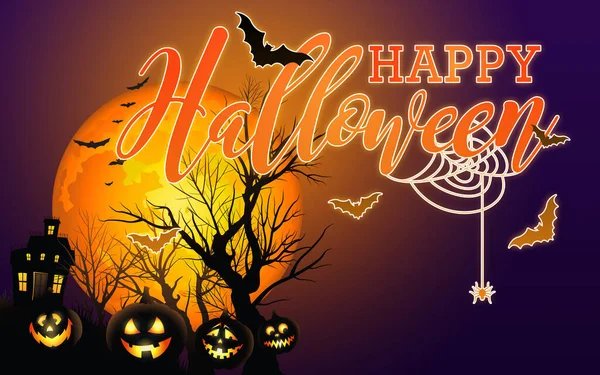 Halloween festival illustration postcard background