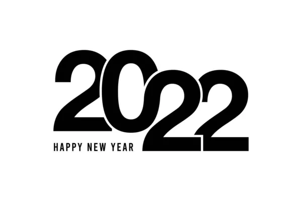 Bonne Année 2022 Conception Texte Pour 2022 Couverture Livre Affaires — Image vectorielle