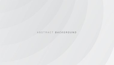 Soyut arka plan beyaz ve gri dinamik şekil. Vektör illüstrasyonu