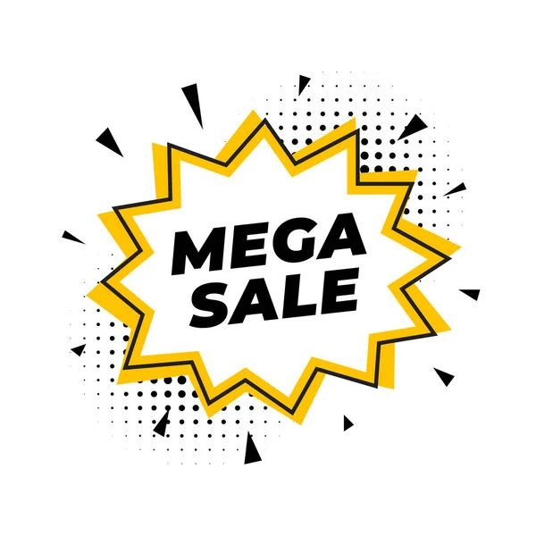 Mega Symbol Sprzedaży Dla Biznesu Ilustracja Wektora — Wektor stockowy
