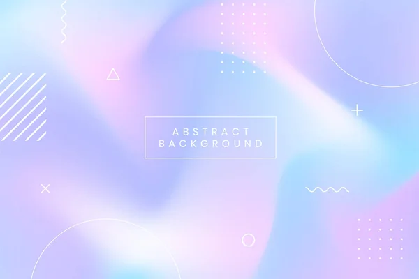 Colorful Holographic Abstract Background Eps Vector — Stock Vector