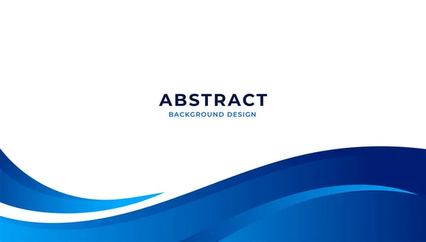 Abstract Blue Wavy Business Background Eps10 Vector — Image vectorielle