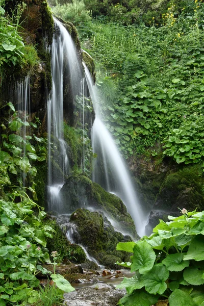 Waterval in brana sousas, asturias. — Stockfoto