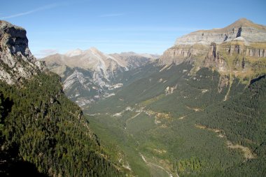 Ordesa Vadisi'nde pyrenees, huesca. İspanya.
