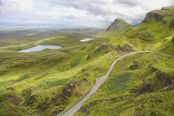スコットランドのスカイ島のクイラン道路。イギリス. — ストック写真
