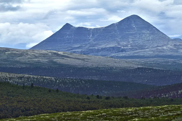 rondane Milli Parkı, Norveç dağlarında.