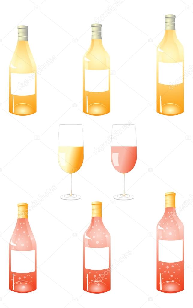 White Wine Bottles Pack