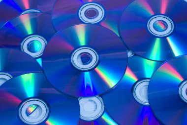 Blank CD DVD disks clipart