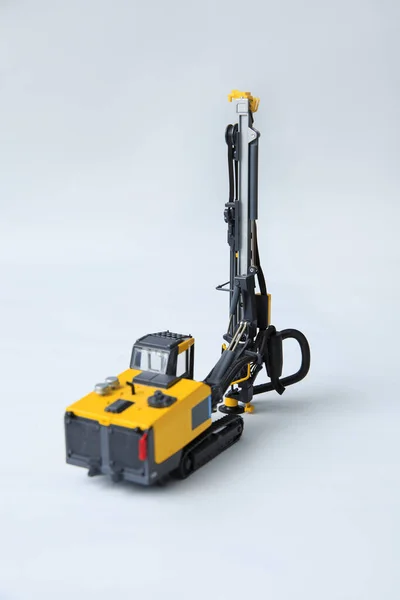 Drilling Machine Contour Drilling Boreholes Blast Preparation Quarry Layout Small — Stock Photo, Image