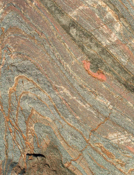 Consistenza Una Roccia Minerale Ferro Tipo Minerale Ferro Con Impurità — Foto Stock