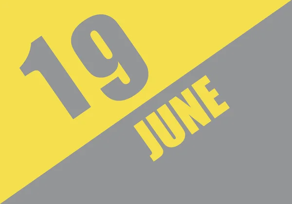 Kalender Trendiga Färger 2021 Juni Bakgrund Och Bokstäver Ultimate Gray — Stockfoto