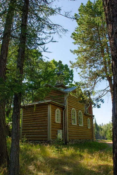 Smallest Skete Valaam Monastery Honor Konevskaya Icon Mother God Wooden — Stock Photo, Image