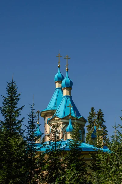 Gethsémani Skete Spaso Preobrazhensky Valaam Monastère Stavropégique Photo Verticale Temple — Photo