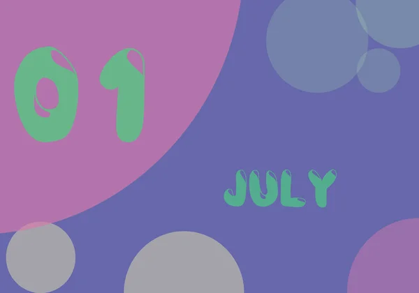 July Day Month Pastel Colors Very Peri Background Trend 2022 — 图库照片