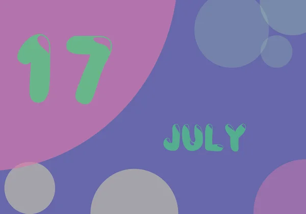 July Day Month Pastel Colors Very Peri Background Trend 2022 — Fotografia de Stock