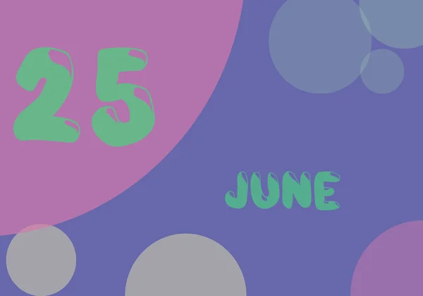 June Day Month Pastel Colors Very Peri Background Trend 2022 — Fotografia de Stock