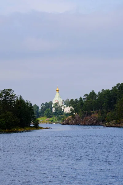 Monasterio San Nicolás Del Monasterio Transfiguración Ortodoxa Valaam Karelia Rusia —  Fotos de Stock