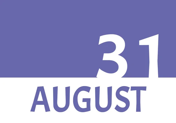 Αυγούστου Ημερολογιακή Ημερομηνία Αντίγραφο Χώρου Πολύ Peri Φόντο Και Λευκά — Φωτογραφία Αρχείου