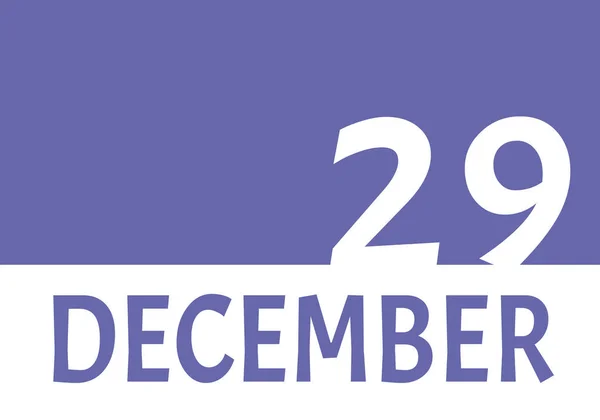 Prosinec Kalendářní Datum Kopírovacím Prostorem Velmi Peri Pozadí Bílá Čísla — Stock fotografie