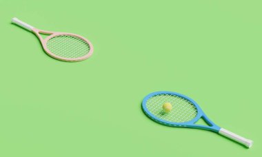 Tenis resmi 3dcg illüstrasyon