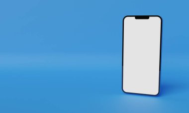 Akıllı telefon ve arkaplan 3dcg illüstrasyon