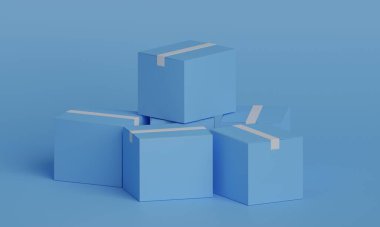 Bavul ve teslimatın resmi