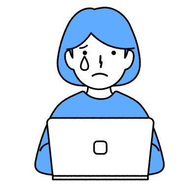 Açık mavi elbiseli kız: gözyaşları