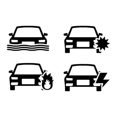 Car travel icon : Vector