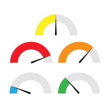 Five-color meter set : Vector
