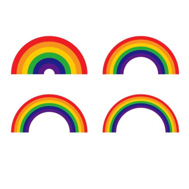 Rainbow illustration set : vector