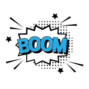 American comic style speech bubble