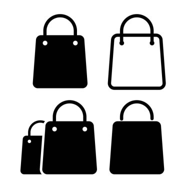 Kağıt Torba Simgesi: Vektör