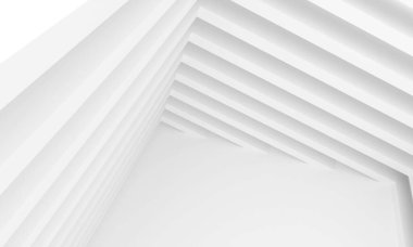 Beyaz boşluk resmi 3DCG illüstrasyonu