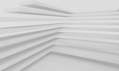 Beyaz boşluk resmi 3DCG illüstrasyonu