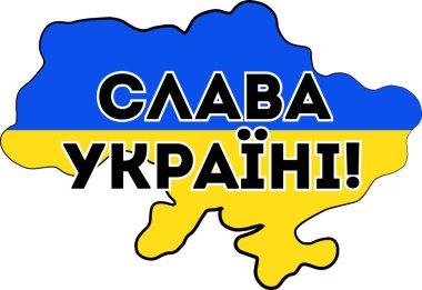 Yaşasın Ukrayna baskısı. Ukraynalı aşıklar için tişört tasarımı.