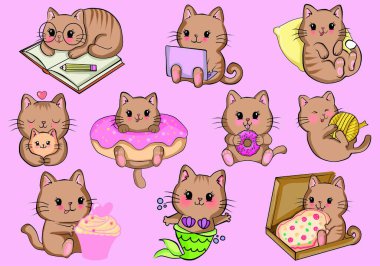 For shirt design. Cute illustration for family. Vector template for greeting card, banner, poster, flyer, etc