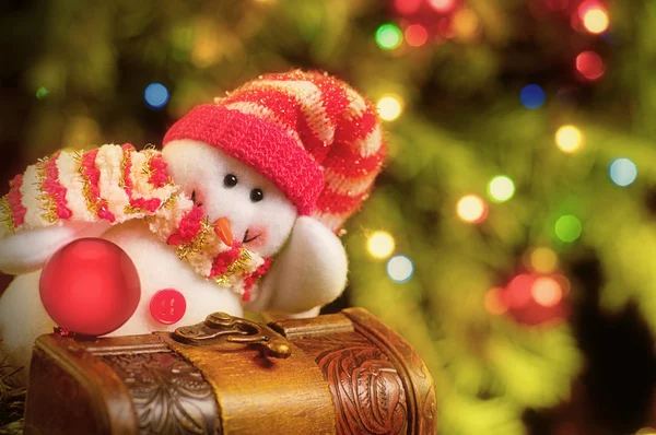Beautiful Christmas card with ornaments handmade, Новый год, Рождество