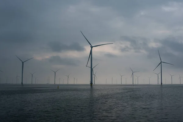 wind power station in the sea