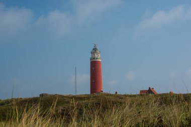 Kuzey Denizi kıyısındaki deniz feneri