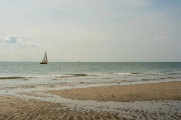 Zeilboot Noordzee — Stockfoto