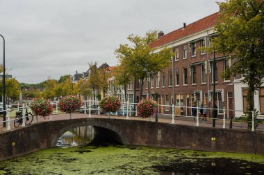 Eski Hollanda şehrinin tarihi bölgesi.