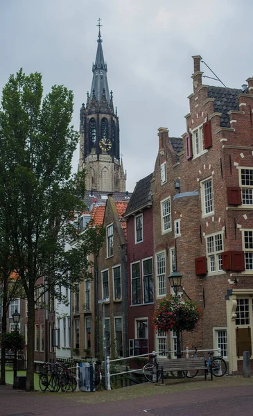 Oud Grachtenpand Nederland — Stockfoto