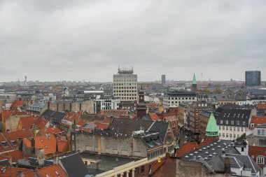 Kopenhag 'ın sonbahar manzarası 