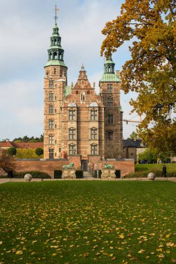 Kopenhag 'daki parktaki Rosenborg Sarayı