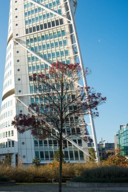 Malmö 'deki ünlü gökdelen  